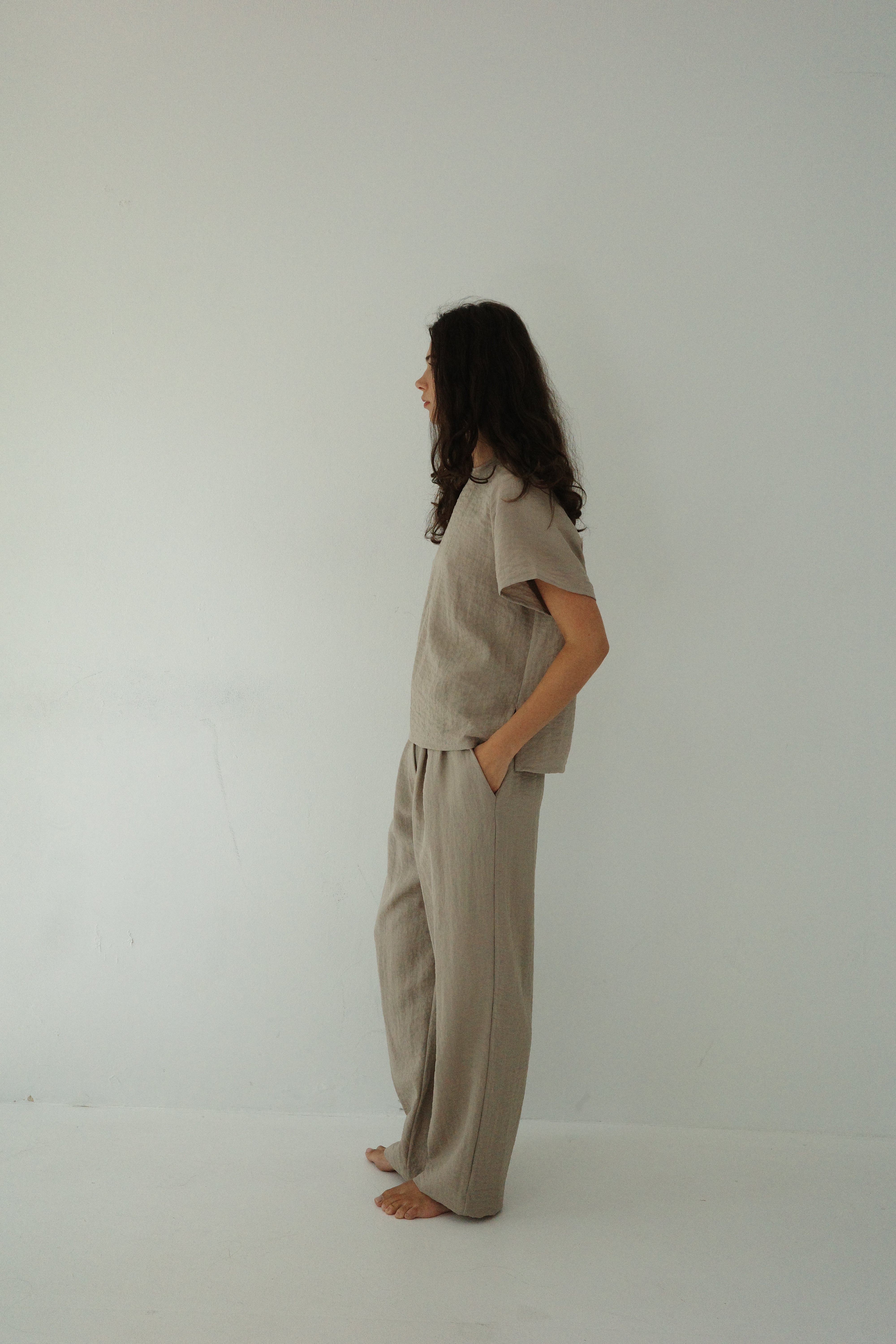 Trouser - Warm Grey