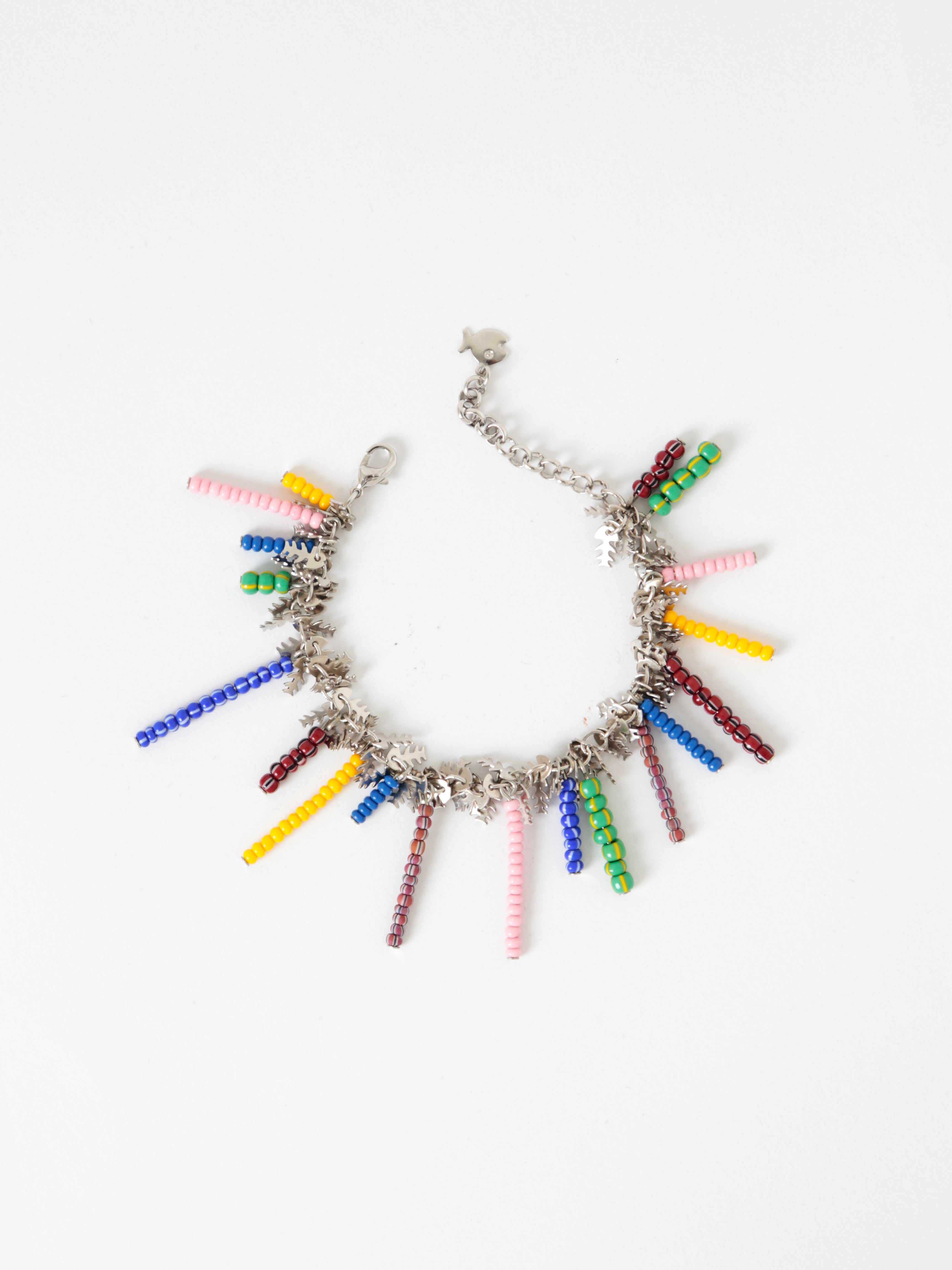 LITTLE FISH AND MULTI BEAD BRACELET