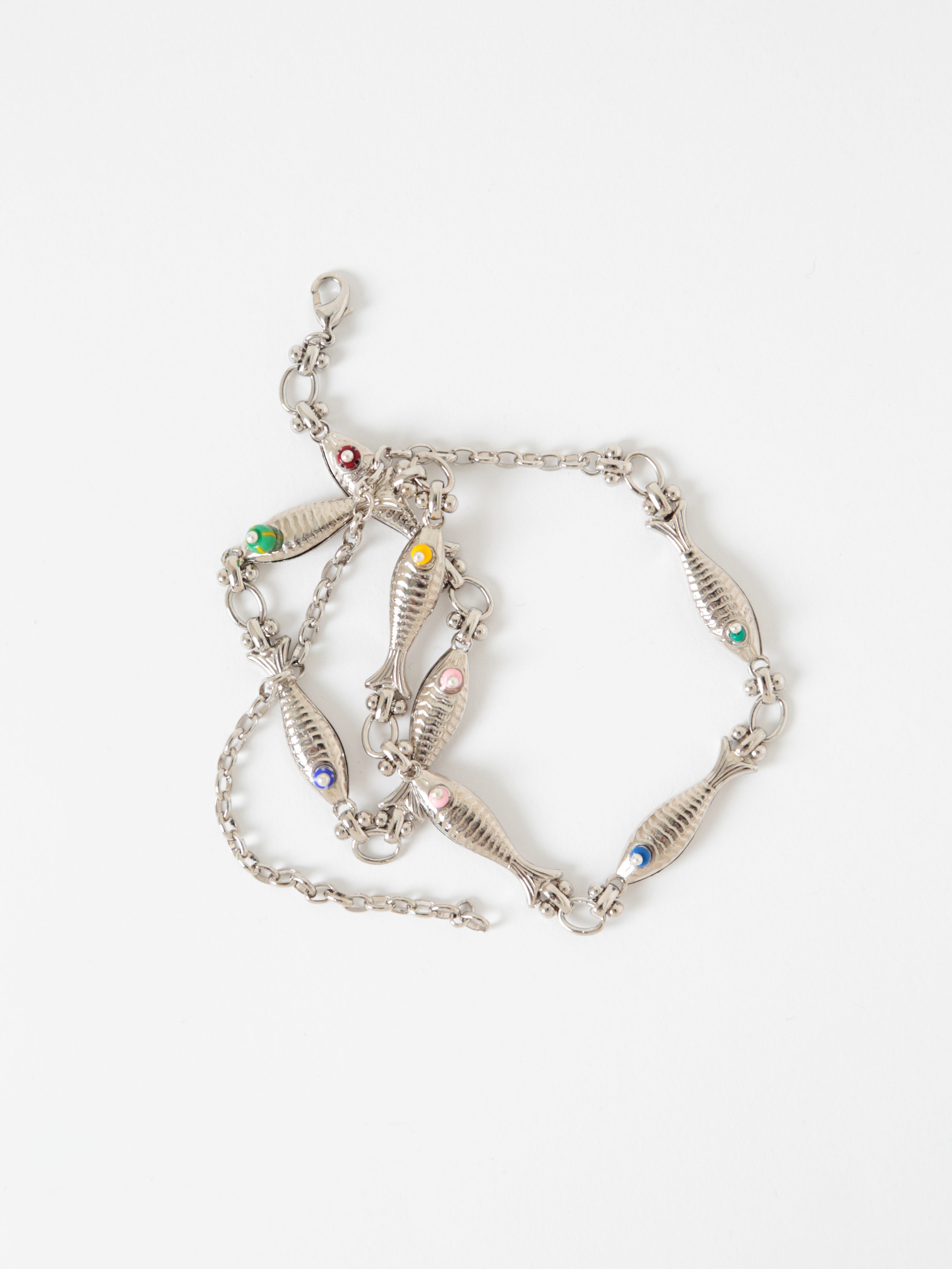 SILVER FISH NECKLACE