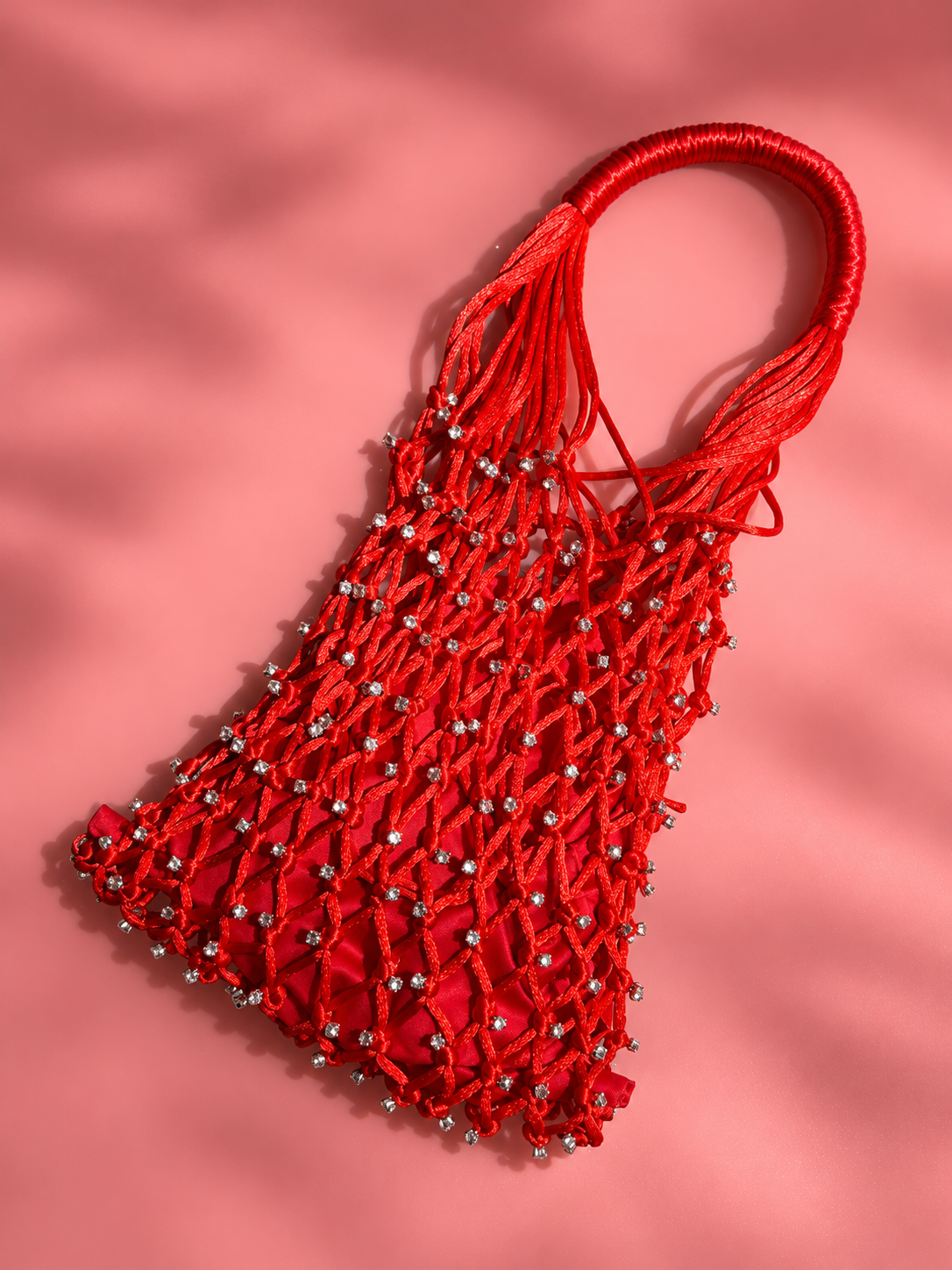MINI NET CRYSTAL BAG