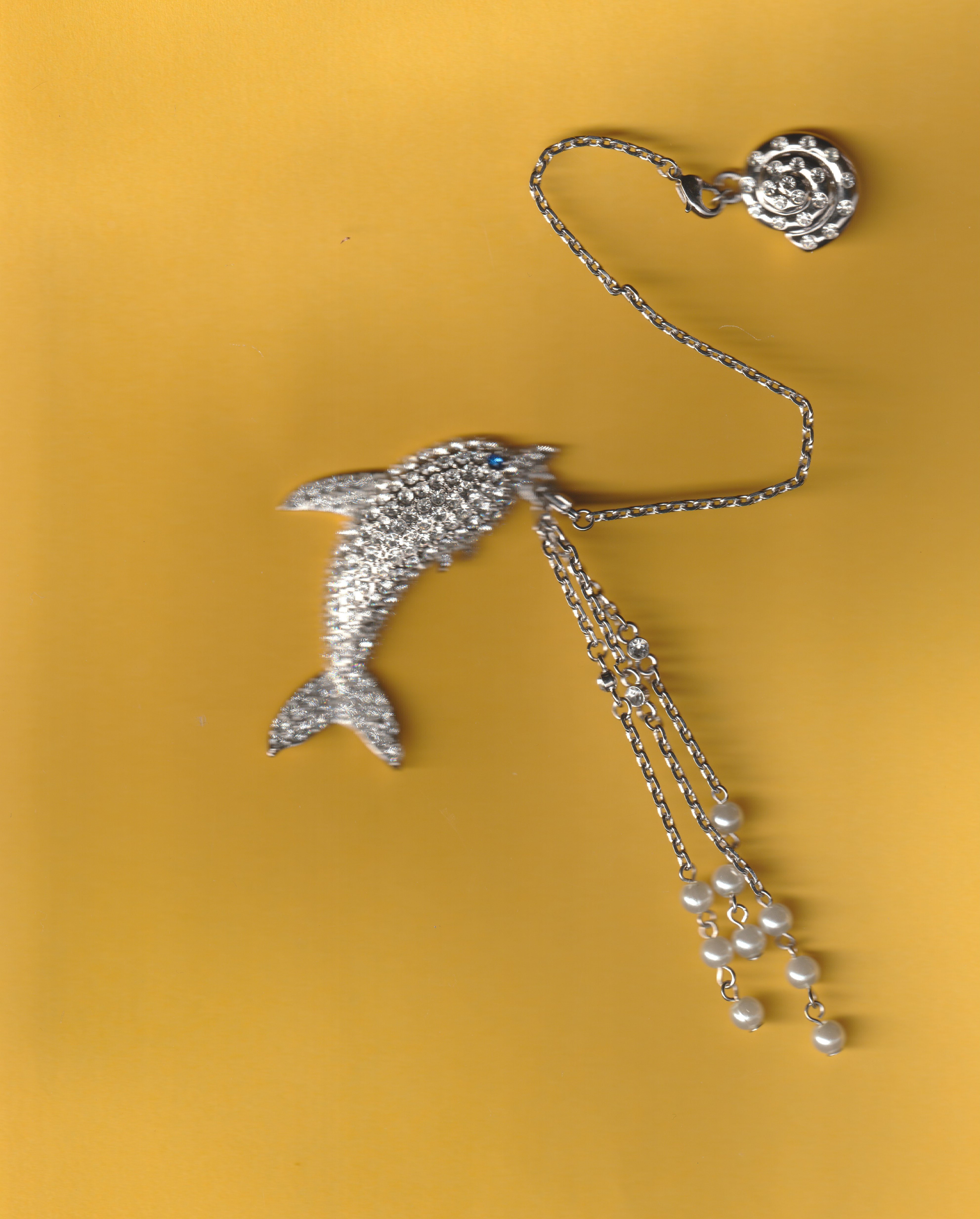 "DELPHINI" brooch