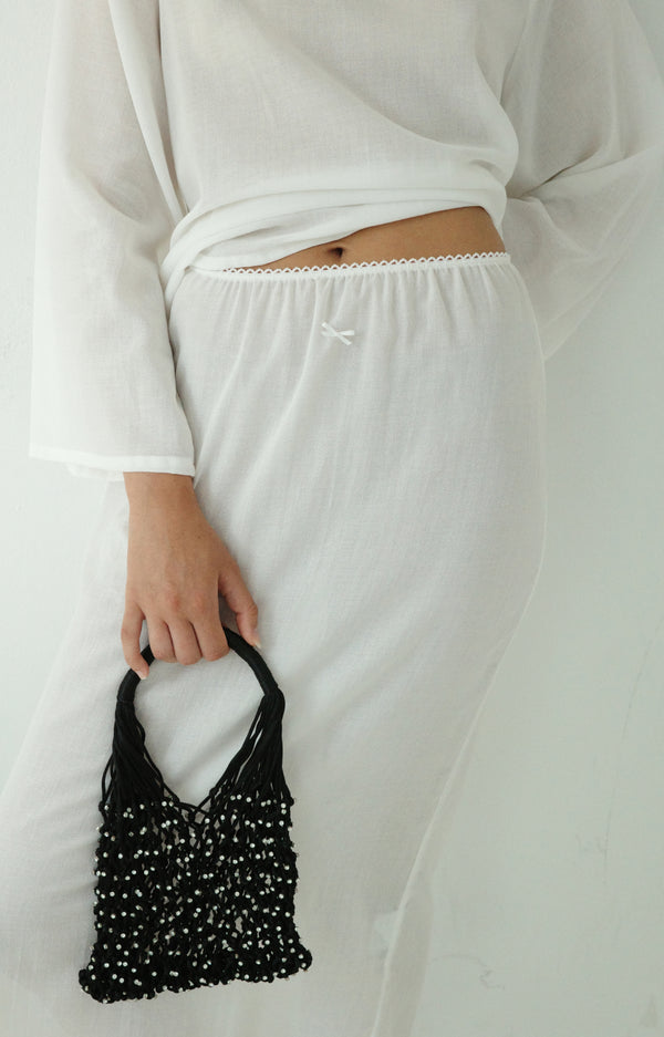 Midi Skirt - White