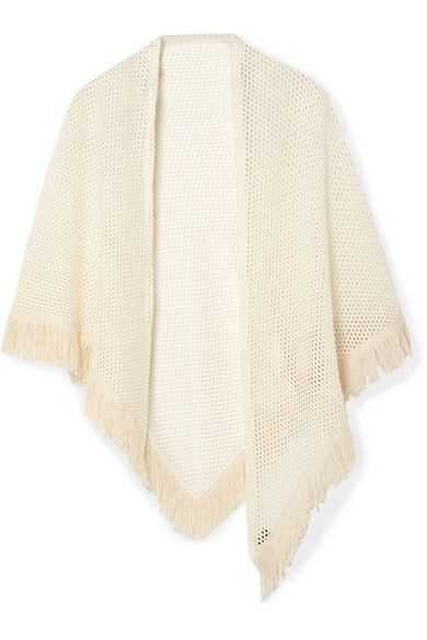 SAFI SARONG - fringed scarf in crochet